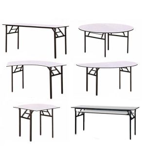 30 X 72 36 X 96 Folding Banquet Table 8 Ft 6ft Rectangle White Pvc Catering