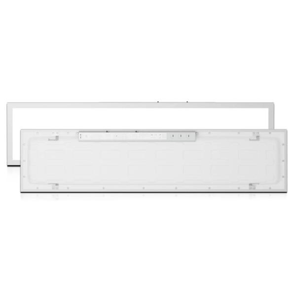 72W Dimmable Led Panel Light With AC100-240V Silver and white frame For labs