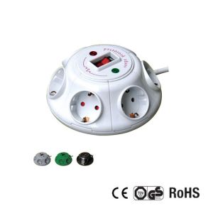 Germany Type Extension Socket With 1.5m Wire, With Switch CE/GS Certificate