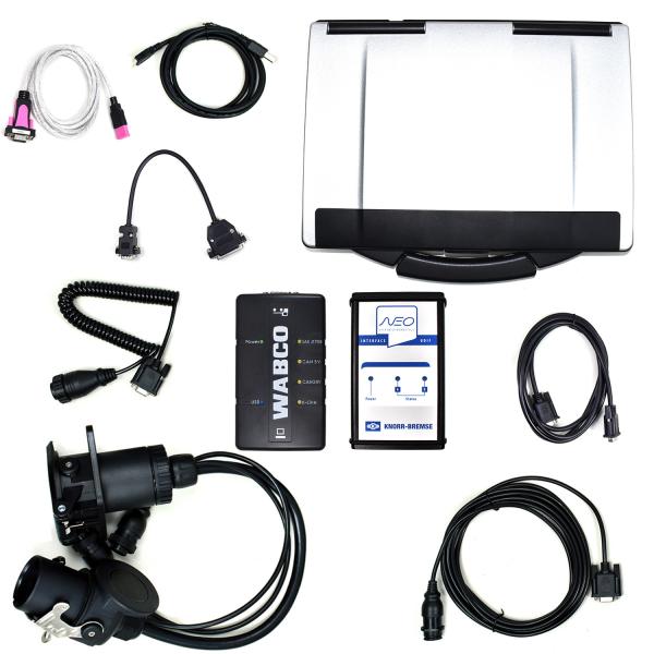 Quality For Knorr-Bremse Neo Udif Knorr Diagnosis Interface With Cf53 Laptop Knorr Bremse Wabco Diagnostic Kit Trailer Brake Diagnostic Tool wholesale