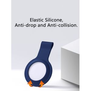 Silicone Holder For Airtag Pet Dog Collar,Keychain Protective Cover Compatible