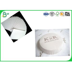 Cheap SGS Certification 350g White Uncoated Woodfree Paper / Absorbent Cardboard Paper For Cooling Pads Production for sale