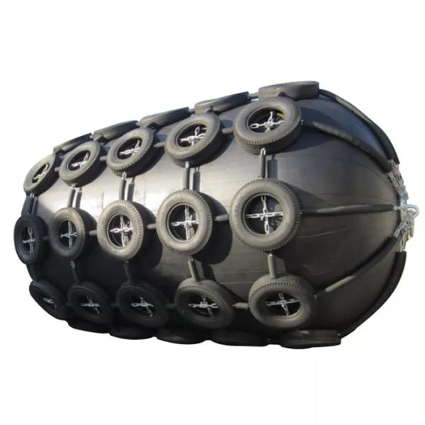 Quality 4.5*9.0M Pneumatic Rubber Fender STS Dock Mounted Fenders 80kPa ISO17357-1:2014 wholesale