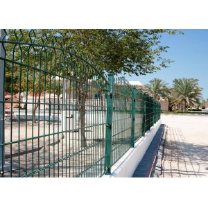 Robust Green Mesh Fencing Wire Fence Gate Low Carbon Steel Wire Material