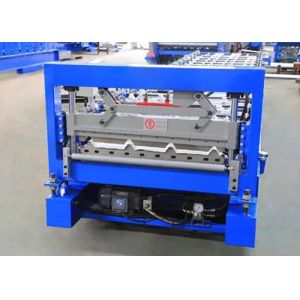 0.3 - 0.8mm Wall Roof Panel Roll Forming Machine 14 Rows Forming Rollers
