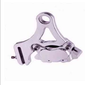 CNC Motorcycle Parts made from aluminum with polished surface treatment