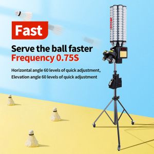 Cheap SIBOASI B7 Badminton Shuttlecock Feeder Machine Smart Badminton Shooting Machine for Training for sale