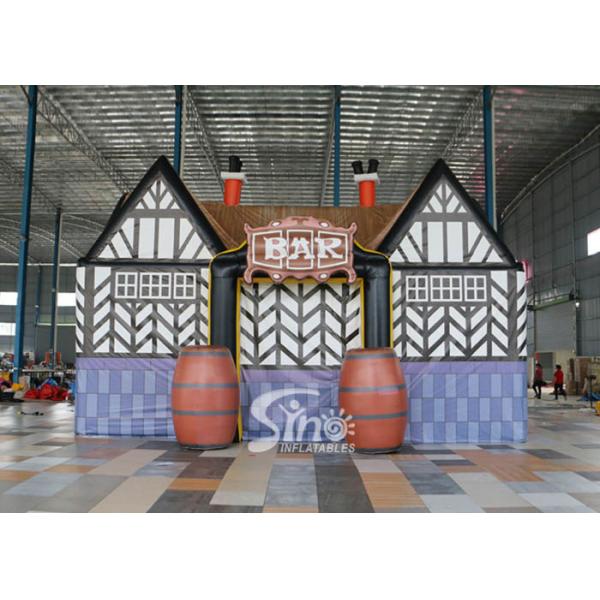 9x6 mts outdoor parties N events giant blow up inflatable bar tent with full