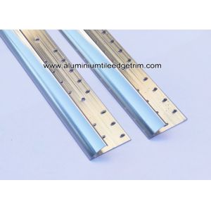 Aluminium Material Carpet To Wood / Hard Floor Transition Trim