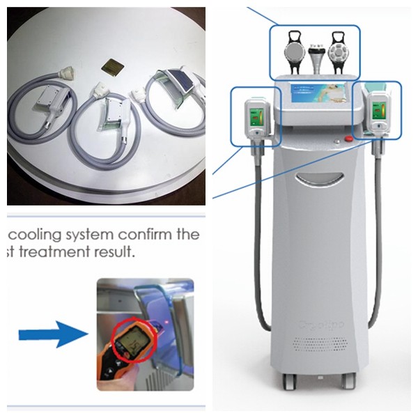 Cryolipolysis machine for body slimming fat freezing system with cavitation and