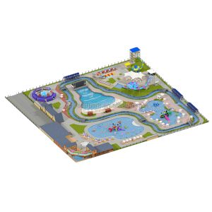 20000 SQM Aqua Park Design Master Plan Custom Water Theme Park Design for