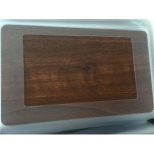 5.0mm PVDF Coated Aluminium Wood Panel For Subway Energy Saving