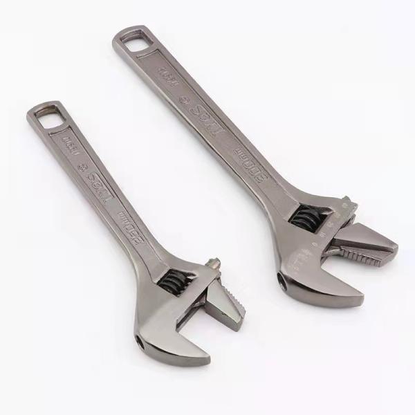 Adjustable wrench, 12 "/300mm, maximum opening 50mm, surface electrophoresis treated, tool steel, 750g,