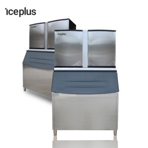 Cheap Food Grade Cube Ice Machine Compact Structure With Big Ice Bin Fast Ice Making for sale