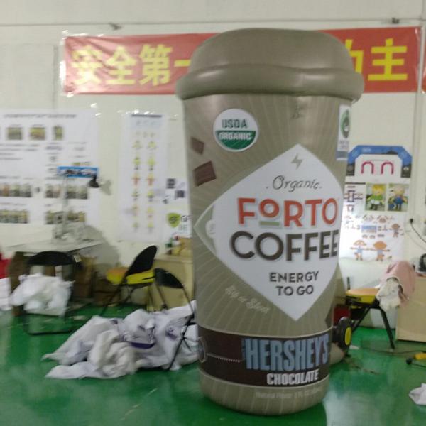customized Giant For Advertising inflatable coffee cup for promotion event