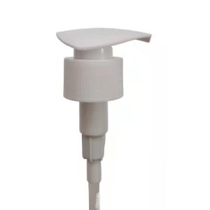 Matt Color Saddle Shape Cream Pump Pp 28/410 Ribbed Frosted