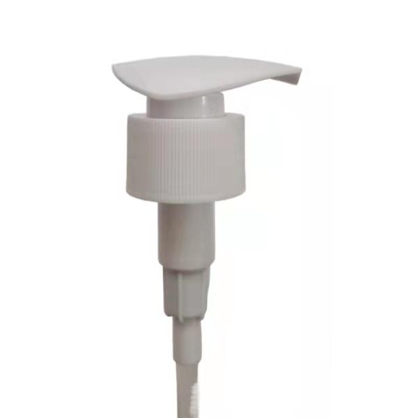 Quality Matt Color Saddle Shape Cream Pump Pp 28/410 Ribbed Frosted wholesale