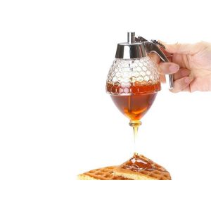 High Borosilicate Sealable Glass Jars Honey Cruet Jam Ketchup Bottle 200ml