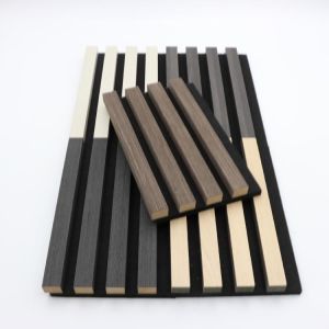 Diffusion Wall Acoustic Panels Board Soundproofing Slat Wooden Fiber