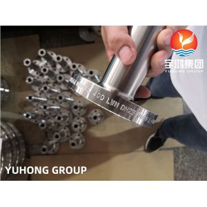 STAINLESS STEEL LONG WELD NECK FLANGE FLAT FACE ASTM A182 CL150 S32750 FFLWN