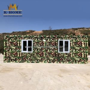 20ft Prefabricated Portable Cabins Fast Assembly Army Camp