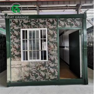 Cheap Anticorrosion Galvanized Steel Portable Modular House Container Site Office Building for sale