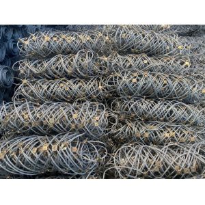 8mm Flexible Stainless Steel Rope Net , Slope Protection Netting For Slope