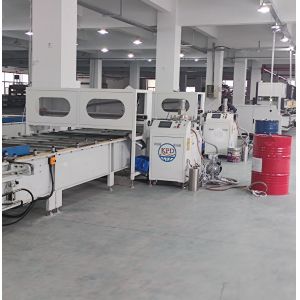 Cheap Fully Automatic Glue Spraying Machine for Stainless Steel Cabinets Fire-Proof Door MGO Panels for sale