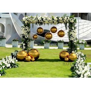 Cheap PVC Double-Layer Inflatable Mirror Balls For Space Atmosphere Decoration Can Be Hung for sale