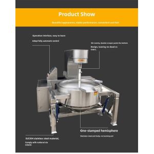 Customized Commercial Automatic Food Cooking Mixer Machine with Timing Device