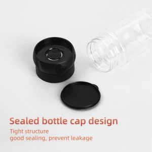 125Ml Plastic Spice Bottles Screw Mouth Seasoning Shaker With Lid