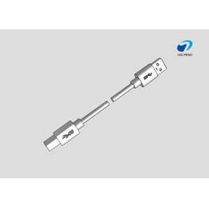 USB Cable Assemblies, 3.0 V USB 9-Position Plug, Type A to Type B, Double-Ended,