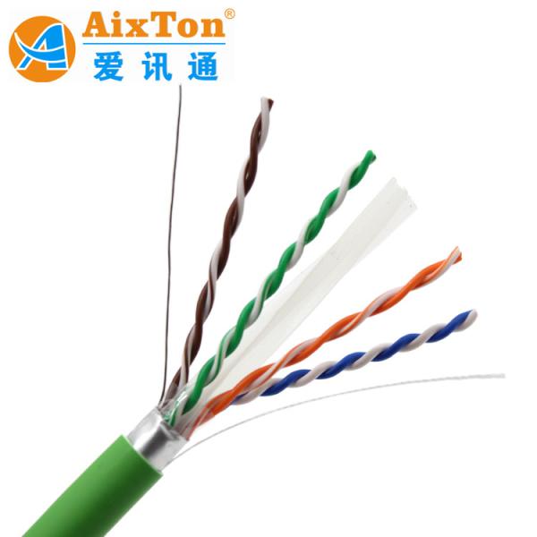 1000ft LAN Cable Cat 6A UTP Network Cable With FTP 23AWG Copper Cat6A For Cctv