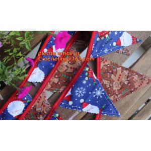 triangle decorative hanging banner, DIY home decoration banner /event party