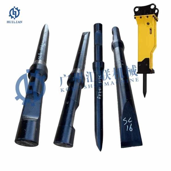 Quality SC6 SC8 SC12 SC16 SC22 SC28 SC36 SC42 SC50 Hydraulic Hammer Parts Chisel Rock Breaker Tool Excavator Breaker Chisel wholesale