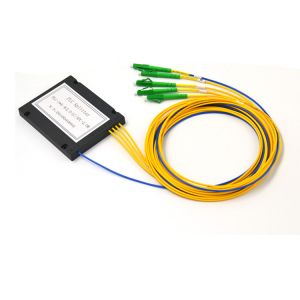 China ABS Module 1.5m Pigtail G657A 1x4 Fiber Optic Splitter on sale