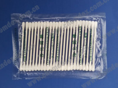 CS25-001 (Huby 340 CA-002) Cleanroom Cotton Swabs/paper handle cleanroom swab