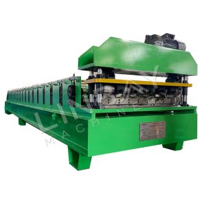 China 0.3mm-0.6mm Corrugated Roof Panel Roll Forming Machine 7.5T on sale