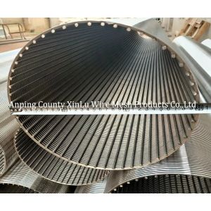 4.5mm Support Rod Continuous Slot Wrapped Wire Water Well Screen Pipe with 344