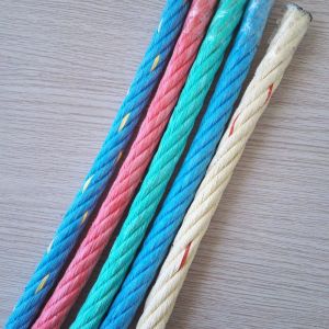 6 Strand Twisted PP Danline Combination Rope Polypropylene Reinforced Rope For