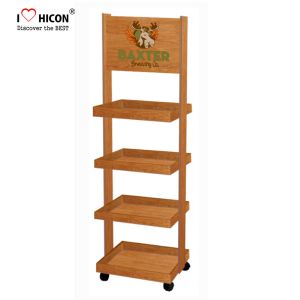 Beautiful Customized Wooden Grape Wine Display Stand To Match Your Product Your