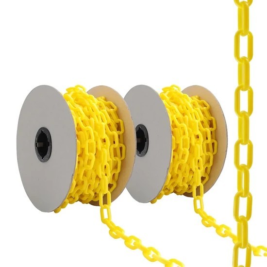 Quality High-Quality Polyethylene Plastic Chain with Durable and Weather-Resistant Red and White Alternate Colored Links for Safety Barrier and Warning wholesale