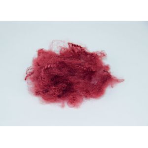 4.5D Recycled Polyester Fiber , Flame Retardant Fiber Non Siliconized