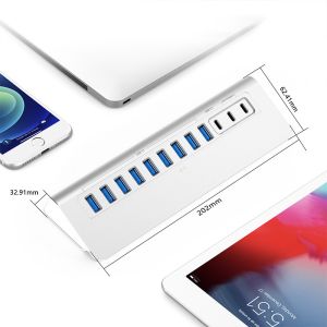 Laptop USB C Port Hub USB High Speed 3.1 Hub USB C Charging Hub