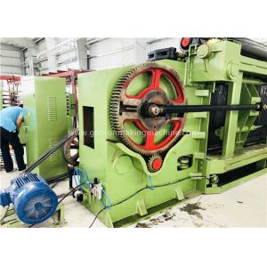 Heavy Reverse Twisted Hexagonal Wire Mesh Machine / Gabion Making Machine