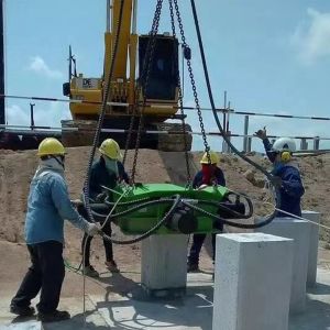 Concrete Square Hydraulic Pile Breaker APIE KP400S Foundation Pile Breaking