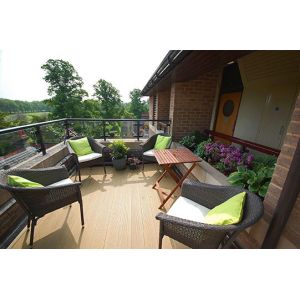 Cheap Environmental recycled deck boards With Polishing Surface For Balcony for sale