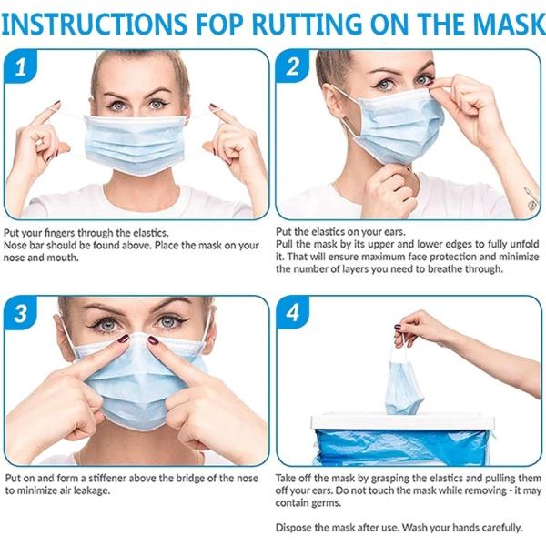 Antibacterial Face Mask Disposable