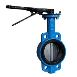 Diaphragm Structure 4 Inch Wafer Center Butterfly Valve Manual Handle for OEM