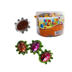 Fish Bug Animal Shaped Chocolates With Interesting Pattern HACCP Approved
